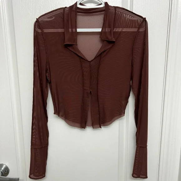 Mesh Sheer Top - Picture 2 of 4